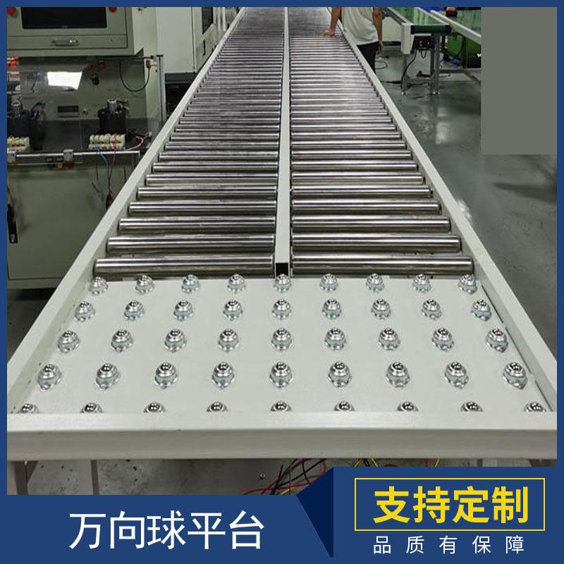 新款动力滚筒输送机万向牛眼工作台重型输送机无动力滚筒线辊筒