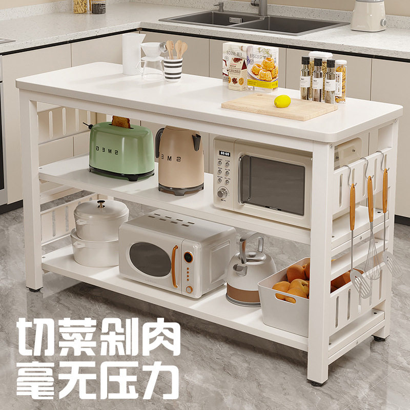 厨房微波炉靠墙省空间置物架