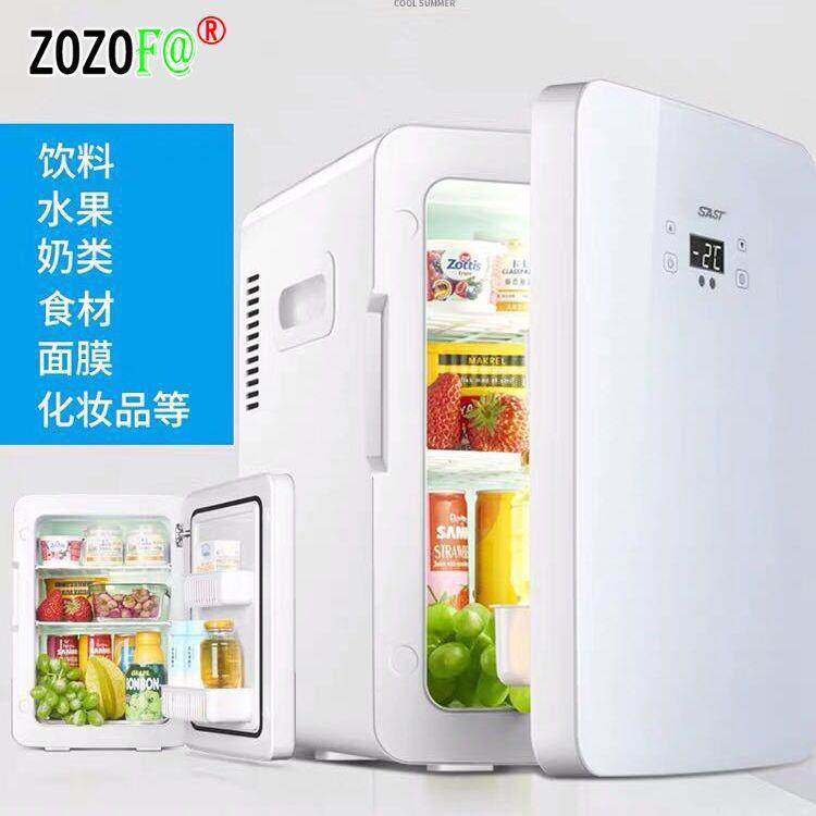 ZOZOF@4L小冰箱车载迷你型家用单门制冷保鲜微型学生宿舍车家两用