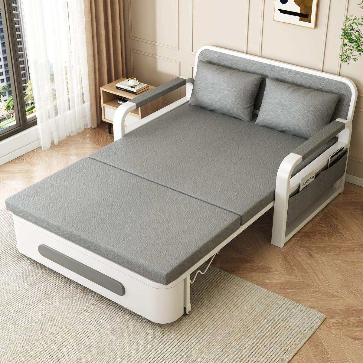 沙发床可折叠式一体两用小户型客厅1.2米单人二合一新型可收缩床5