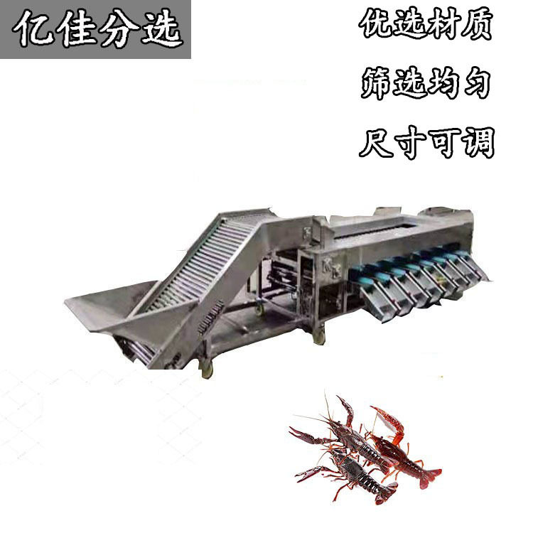 农作物果蔬小龙虾分级分选机
