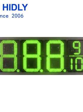 led油价显示牌商16寸绿色8889油价牌LED数字模组