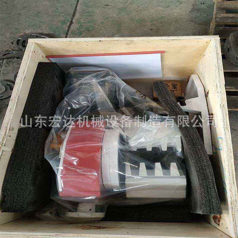 手拿电动削口机外夹式C型管子坡口机28-76管道铣边机切割坡口一体