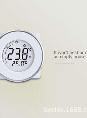 C18新颖时尚地板采暖温控器