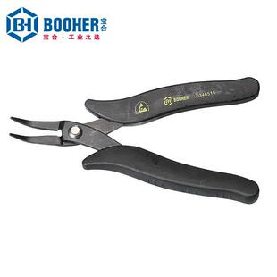 Booher宝合工具防静电电子弯嘴钳115mmBH0346515