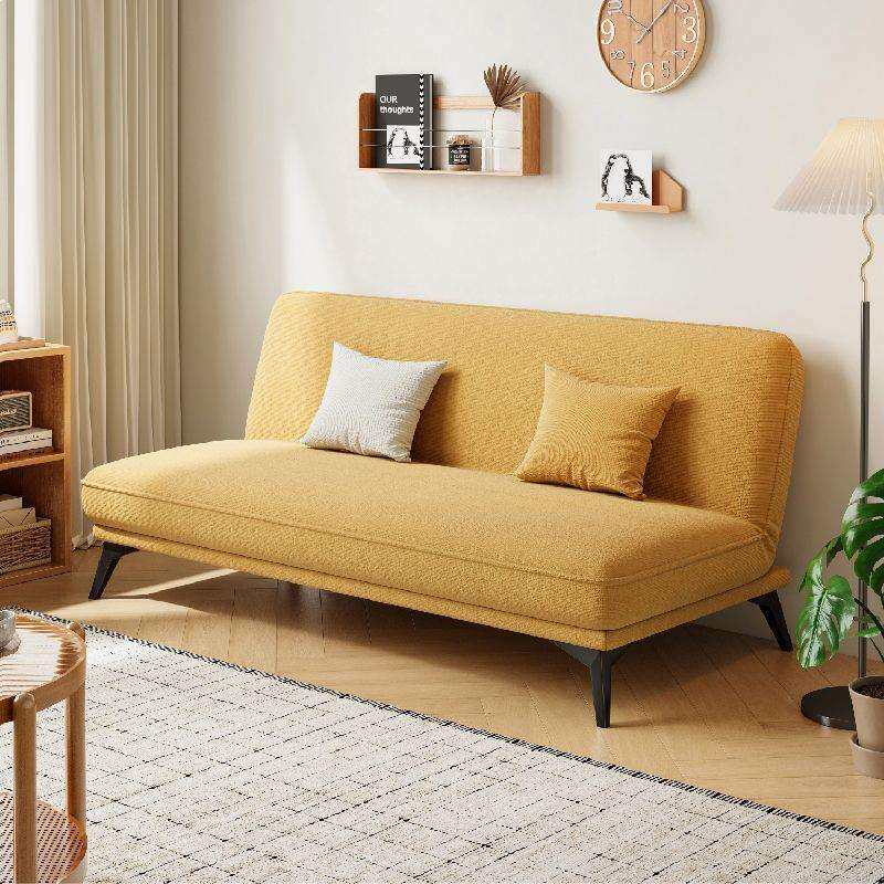 折叠一体沙发床灯芯绒复古坐卧两用书房小户型客厅多功能沙发家用