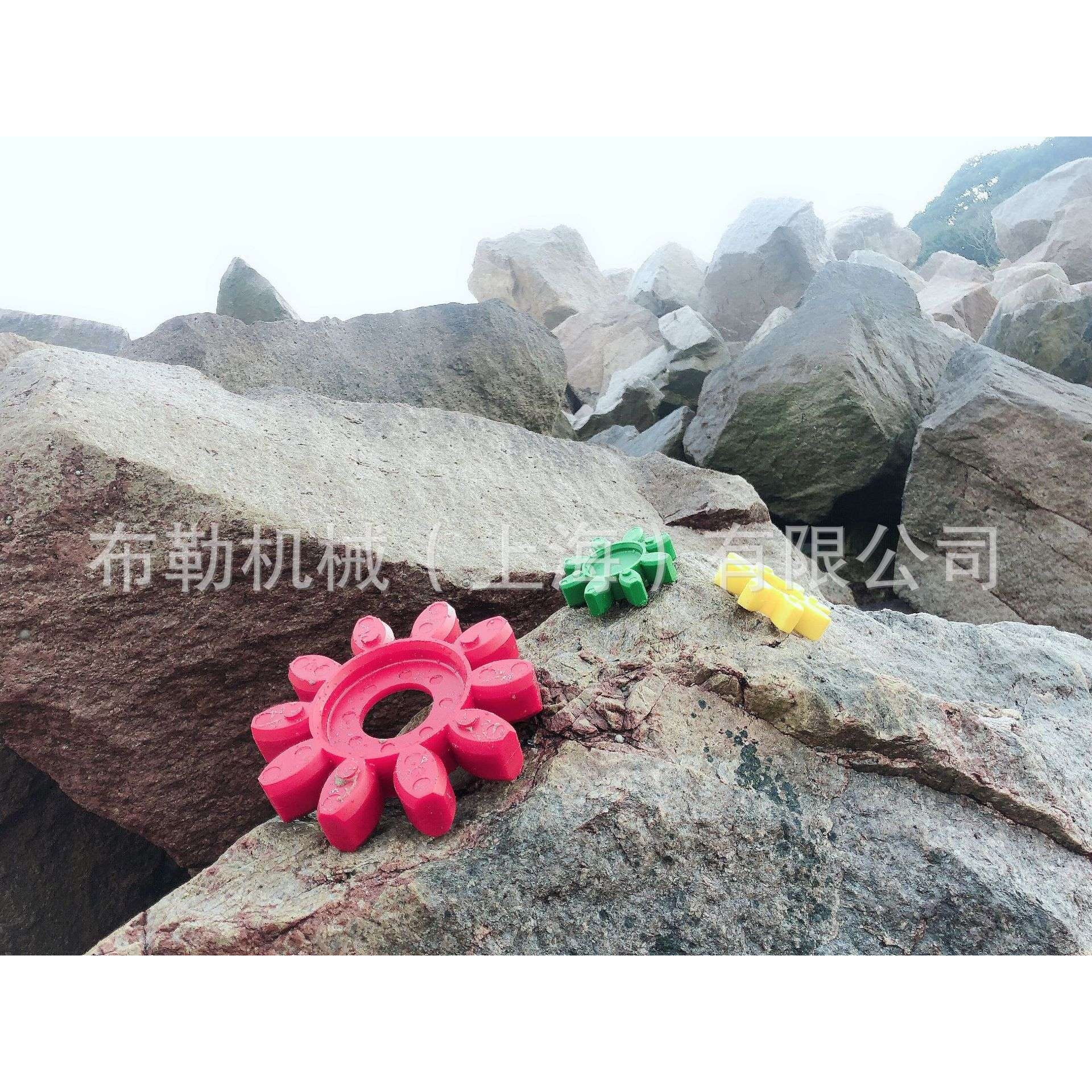 XL6型星型联轴器/软连接GR24梅花瓣弹性体块/胶垫CJ缓冲垫减震垫