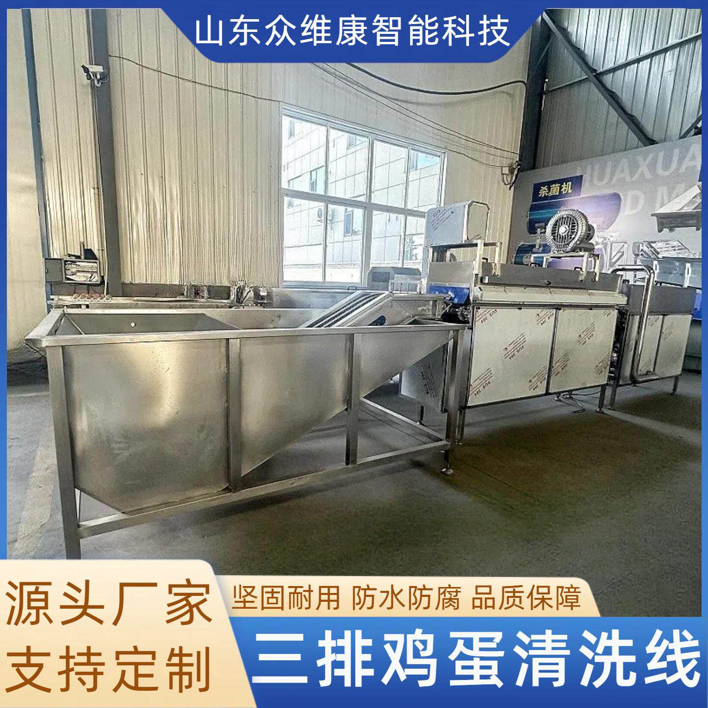 全自动蛋生产蛋品清洗机蛋类加工鸡蛋清洗线禽蛋养殖批发洗蛋机