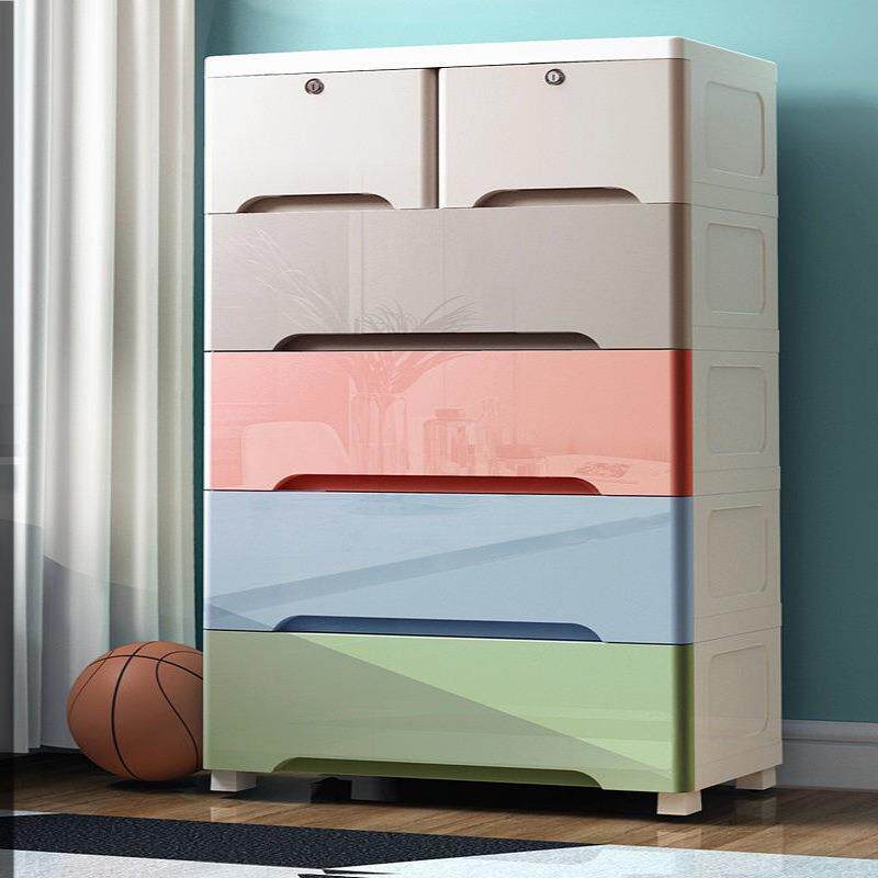 多层抽屉式收纳柜子收纳盒宝宝简易衣柜婴儿童卧室五斗柜收纳奥跃