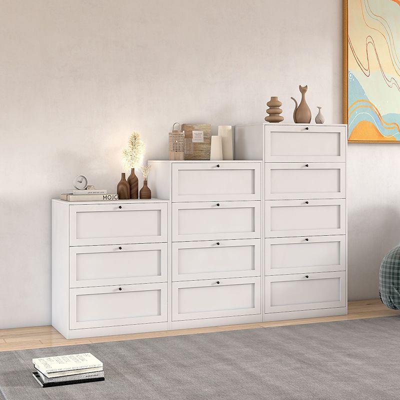 家用金属五斗柜钢制收纳柜子卧室储物柜客厅边柜铁艺床尾柜抽屉柜