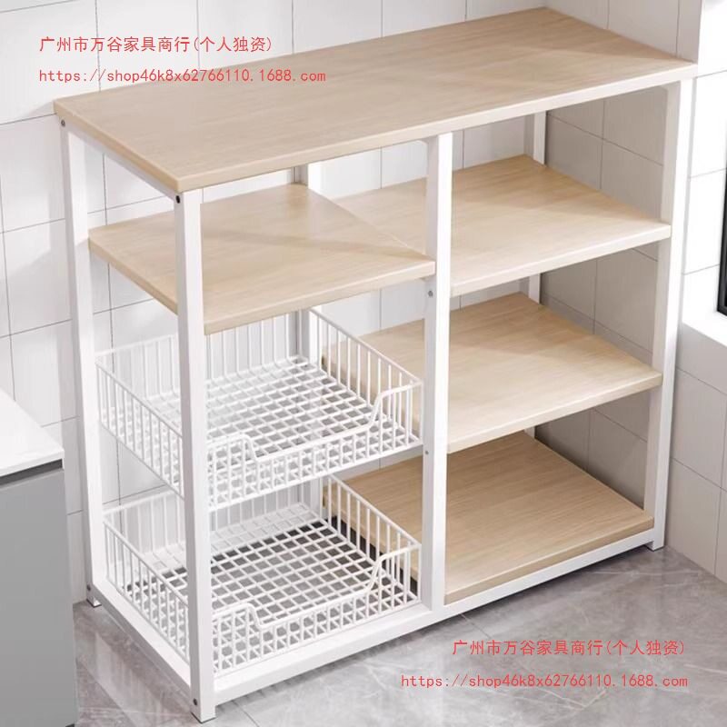 厨房置物架落地多层收纳架家用多功能杂物架花架展示货架储物架子