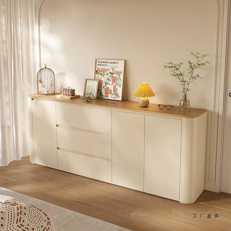 奶油中古风斗柜置物柜卧室床尾柜客厅靠墙收纳储物柜小户型抽屉柜,智能设备,其他智能设备,淘宝优惠券,粉丝福利购,淘宝优惠卷