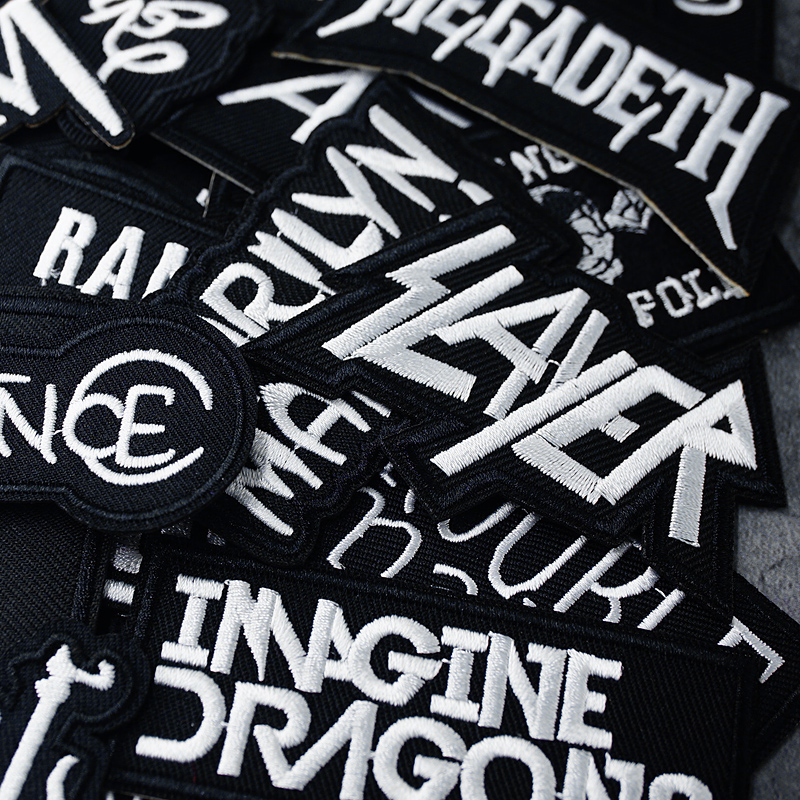 极速BAND DIY Eimbroidery Patch Applique Clothes Ironing Sewi