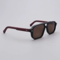 Matte Black Frame, Matte Red Legs + Polarized Brown Lenses