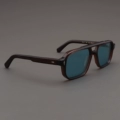 Transparent Brown Frame + Polarized Light Blue Lenses
