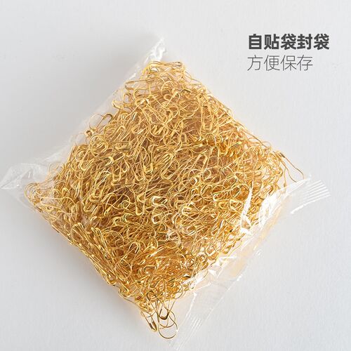 服装配件别针金色黑色银色挂牌铜铁小别针葫芦形安全别针衣服扣针