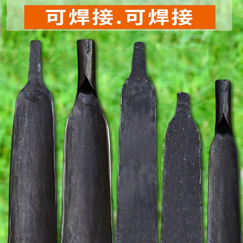 九哥锻打一体加厚弹簧锰钢挖土电线杆铲子起苗木柄洛阳铲取土洞铲