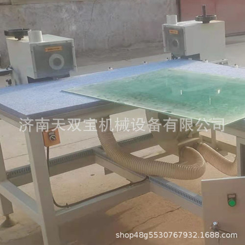 气浮式双边双头自动LOWE玻璃除膜机