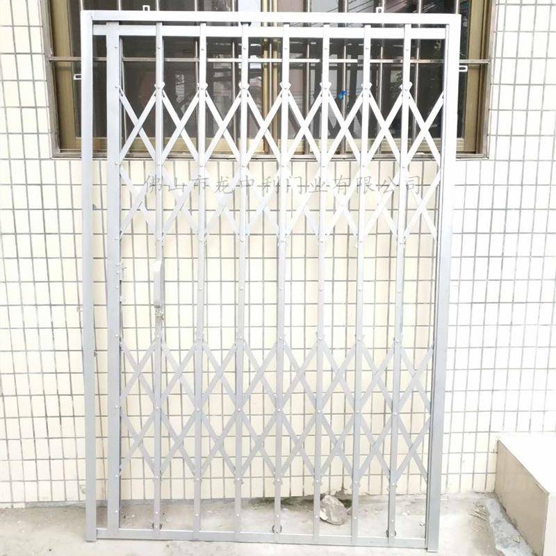 怀旧老式铁拉闸门实心扁铁拉闸门防盗推拉门不锈钢拉闸门