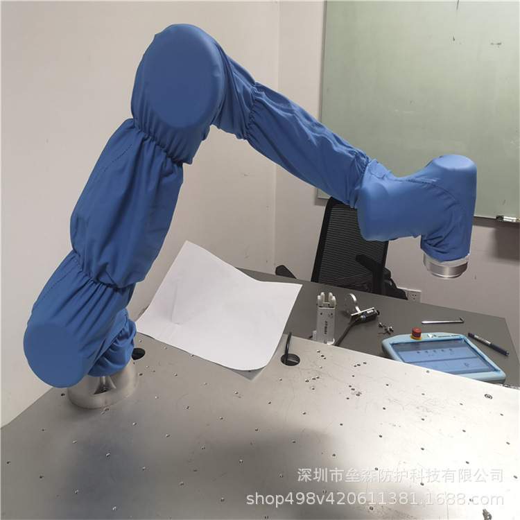 关节型协作机器人防护服防尘防水耐酸碱美观弹力紧身机器人防护服