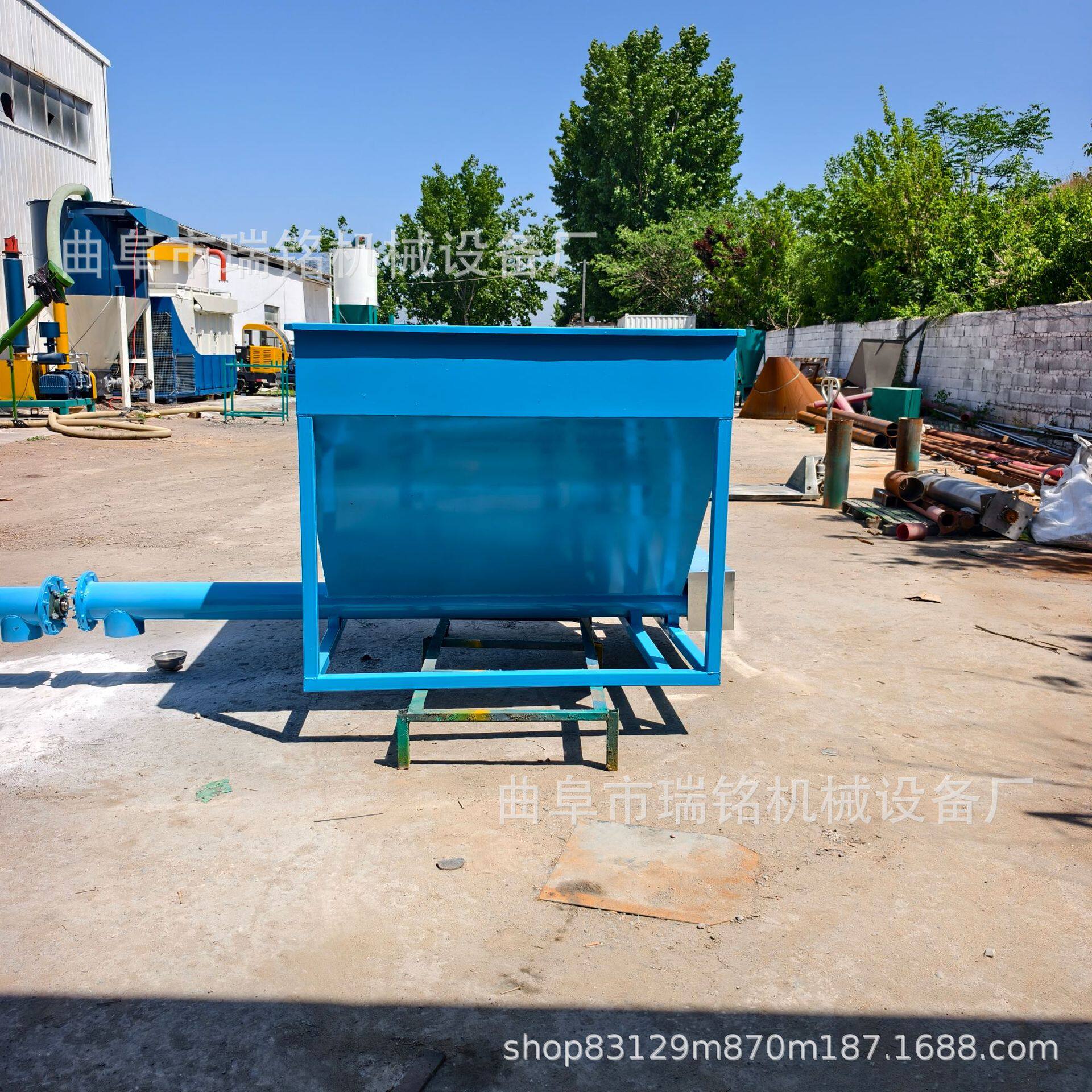 76mm管径滑石粉微型螺旋加粉机TGFF 除味剂螺旋喂料机 瑞铭