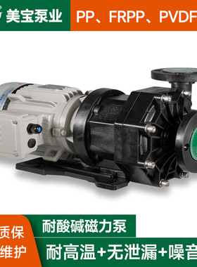 SMF-401微型塑料磁力泵 防爆磁力输送泵工程塑料防腐磁力泵