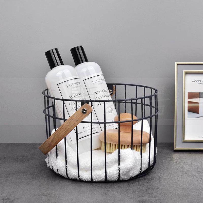 北欧现代简约铁艺收纳篮毛巾刷子组合样板房卫生间阳台浴室装饰品,电子元器件市场,其它元器件,淘宝优惠券,粉丝福利购,淘宝优惠卷