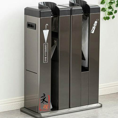 自动双头伞套机不锈钢雨伞机酒店大堂伞架雨伞袋防水收纳伞包伞器