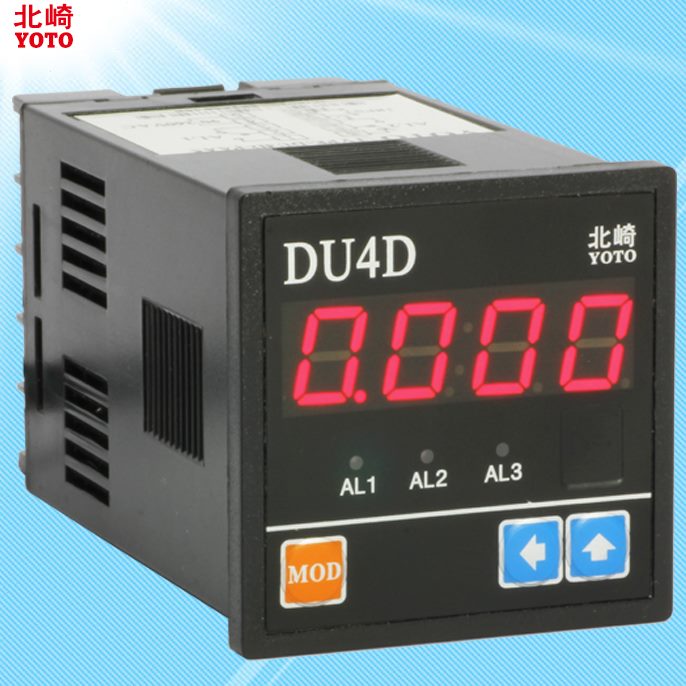 YOO北崎D4D-AV/DV/AA/DA智能数显真有效值交流直流电压表电流表