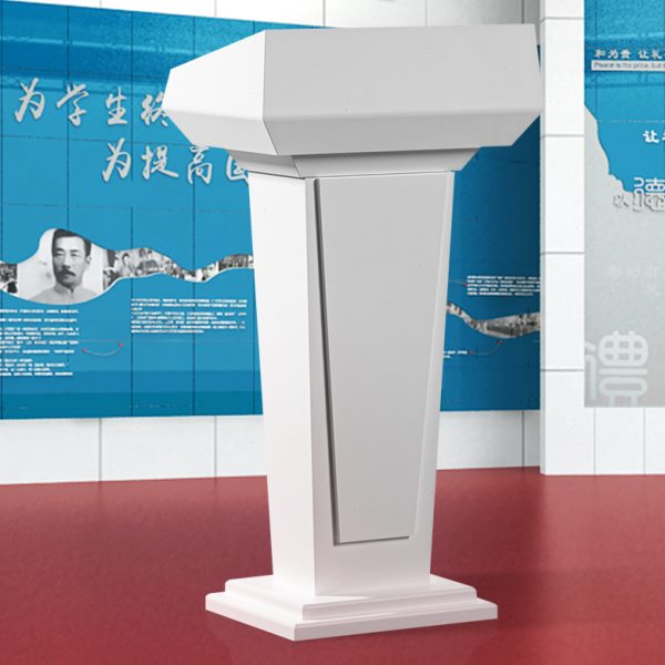 餐厅讲台桌台主持台接待台迎宾台演讲台发言台轻奢实木主会议席