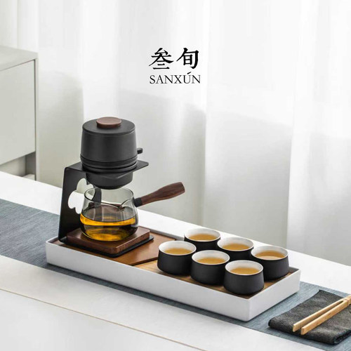 三旬行云自动泡茶具套装轻奢高档