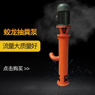 抽粪泵污水泵2寸3寸蛟龙抽粪泵高浓度养殖场粪便清淤泵 螺旋立式