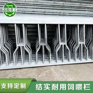 羊舍饲喂隔栏羊场热镀锌围栏结实耐用多种规格可选饲喂栏