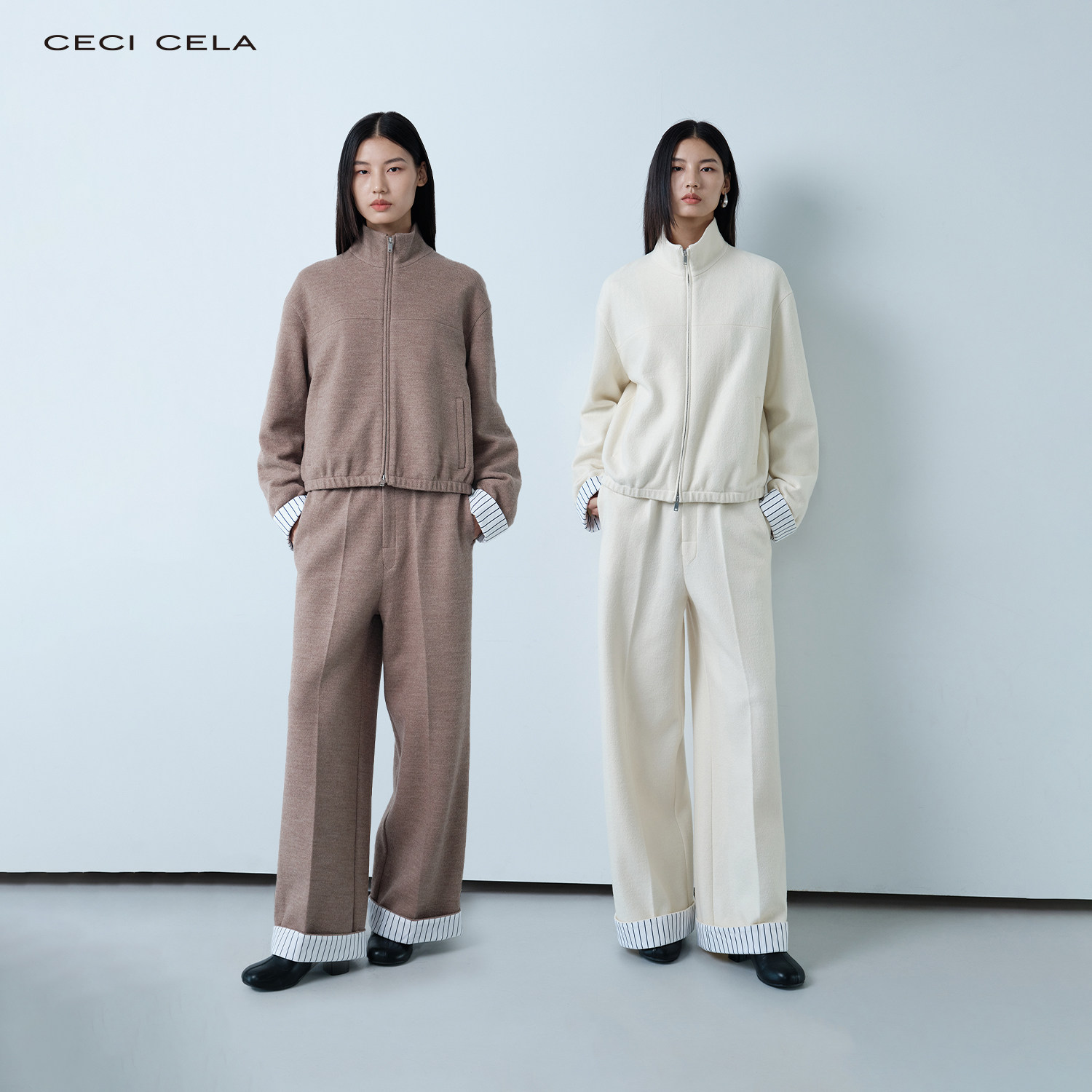 CECICELA 亲肤羊毛棉绒时尚套装