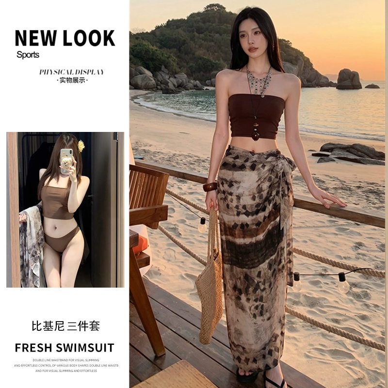 泳衣女比基尼辣妹性感三件套禁欲