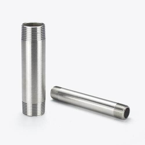 头304不双锈加长外丝管子圆管外螺纹1钢00mm316L接头自来水延长管