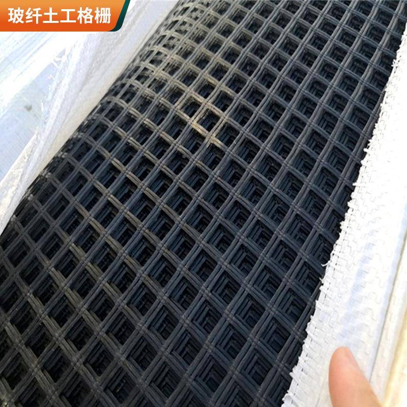 玻土工格栅厂家 IPV路路路基加筋公增强50kn双向玻纤纤土工铁格栅