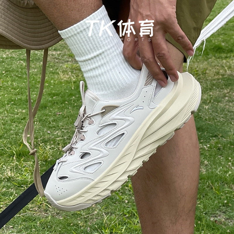 安踏透气沙滩鞋男士洞洞鞋