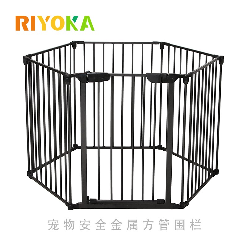 瑞友家宠物围栏猫狗家用方管铁围栏室内外栅栏安.全锁防护栏