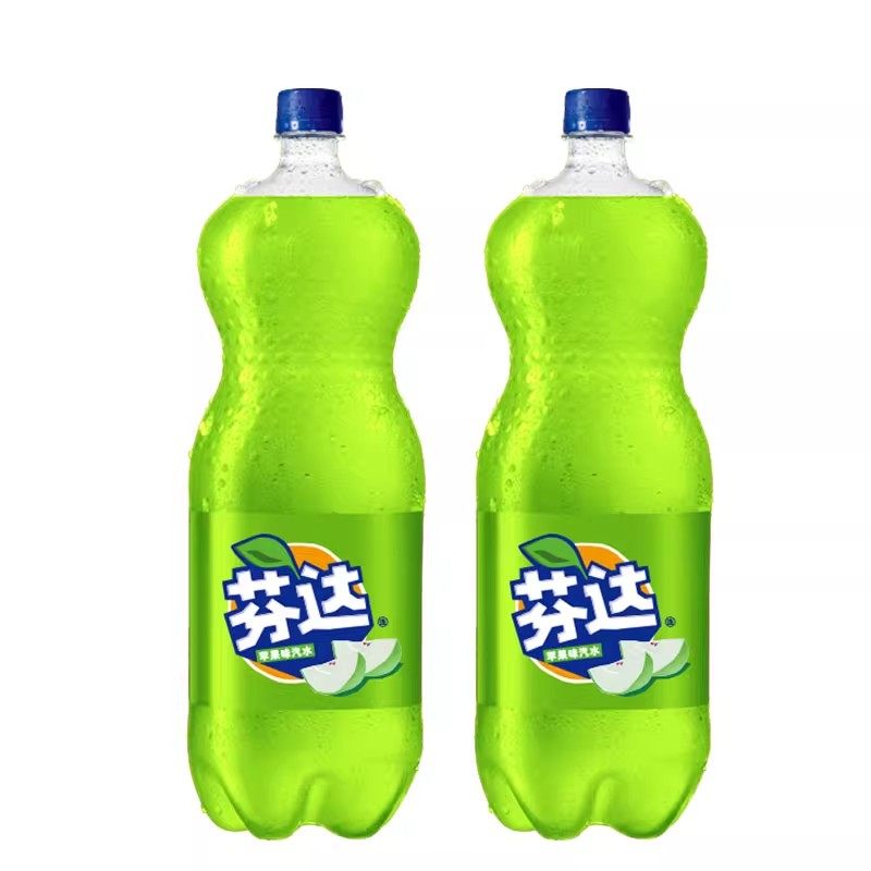 芬达苹果味汽水2升*瓶装果味饮品碳酸饮料大装家庭分享装年货,咖啡/麦片/冲饮,碳酸饮料,淘宝优惠券,粉丝福利购,淘宝优惠卷