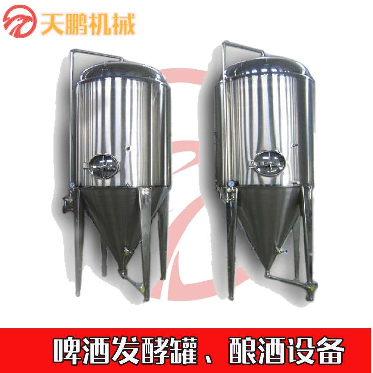 500L冷却控温精酿啤酒设备,不锈钢啤酒发酵罐,啤酒生产