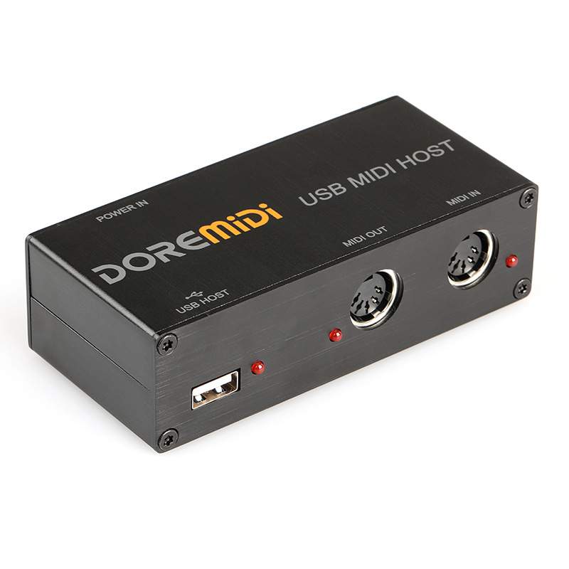 DOREMiDi USB MIDI HOST主机盒子 电吹管 吉他效果器硬音源专用