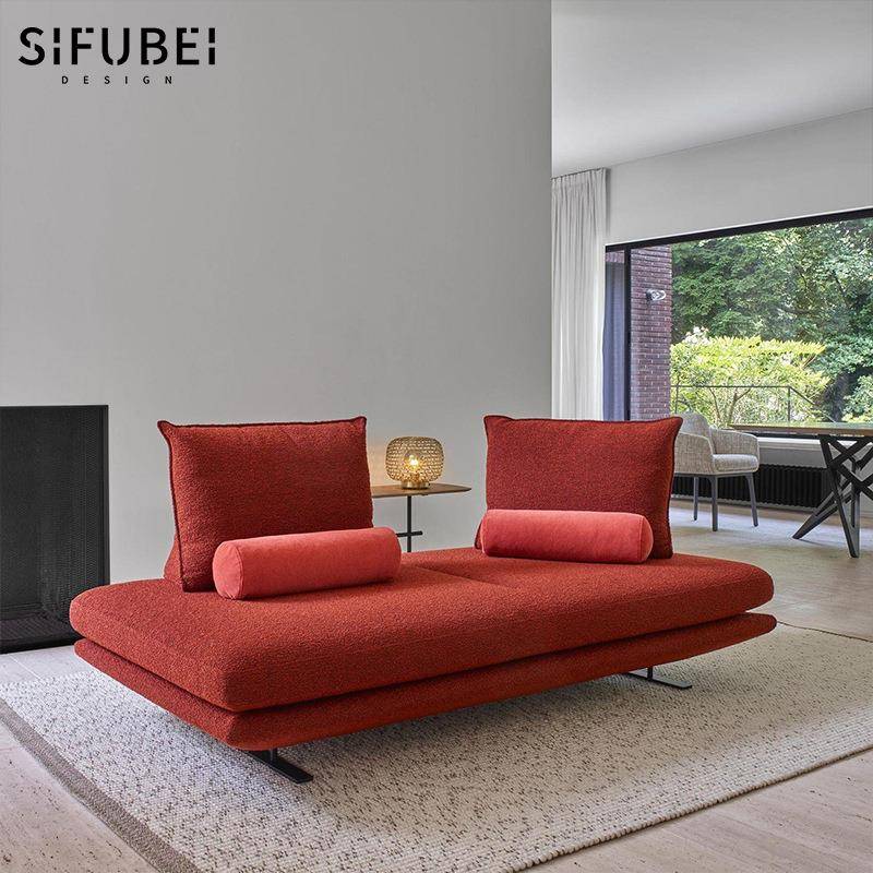 写意空间普拉多Prado沙发高端私人高端布艺无扶手设计师家具