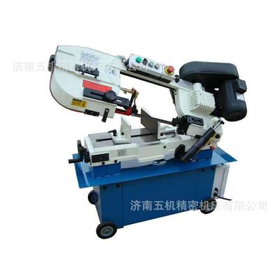 济南五机锯床BS-712R角度金属带锯床0-45度切割锯床立卧两用型材