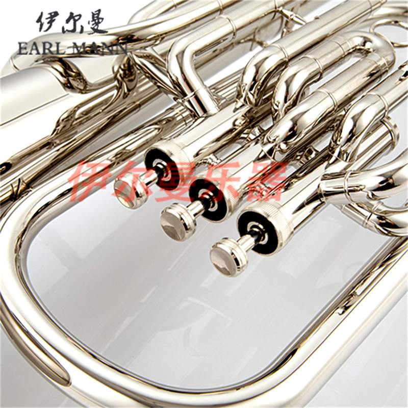 伊尔曼EarlMann乐器直销 镀镍三立键次中音号 Y-HBH-320N
