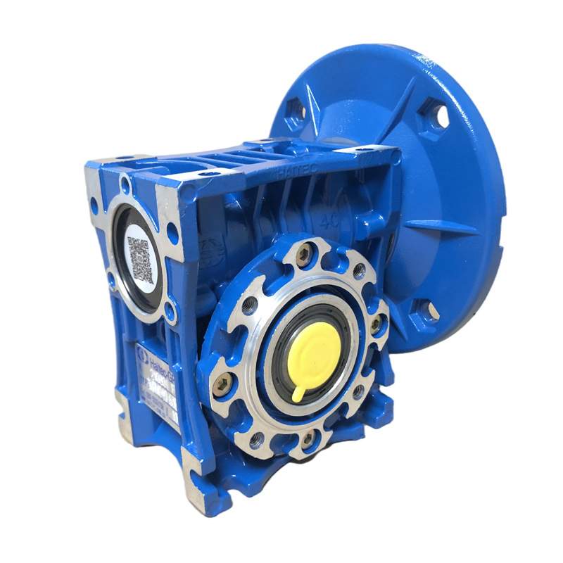 馥融传动(Haitec-GR)8MRV040输入圆法兰铝壳蜗轮蜗杆减速器