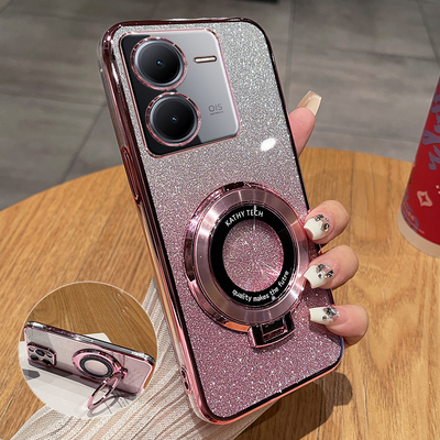 适用vivoiqooz8手机壳iqooz8x硅胶保护套vivo全包防摔V2314A闪粉2312透明软壳iqoo带支架z8爱酷z8x新款iq00男