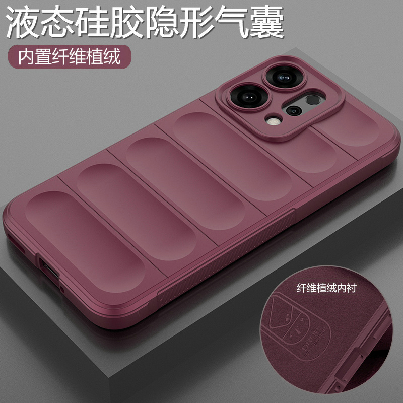 适用opporeno14/14pro液态硅胶壳