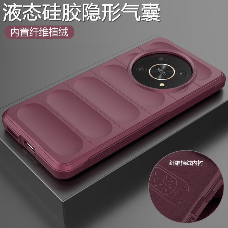 适用荣耀X40gt液态硅胶气囊壳