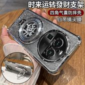 适用oppofindx6手机壳findx6pro保护oppo硅胶套自带镜头膜全包气囊防摔透明find软x6男女oppox新款 支架高级感